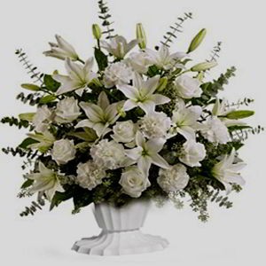 Florham Park Florist | All White Sympathy