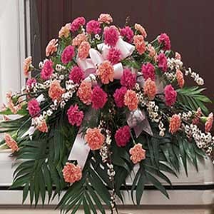 Florham Park Florist | Pink Casket Cover