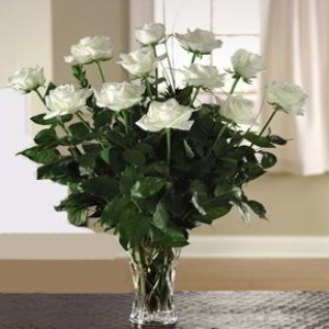 Florham Park Florist | 12 White Roses 