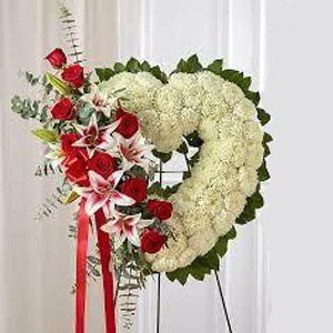 Florham Park Florist | Rose Lily Heart