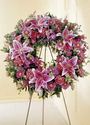 Florham Park Florist | Lily Wreath