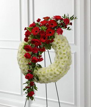 Florham Park Florist | Rose Gerber Wreath