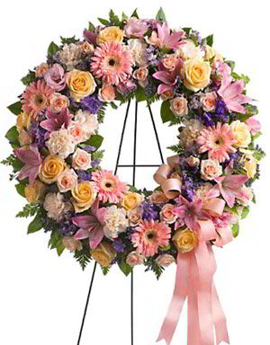 Florham Park Florist | Pastel Wreath