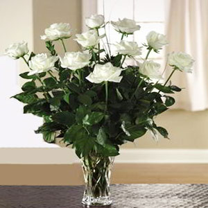 Florham Park Florist | 12 White Roses 